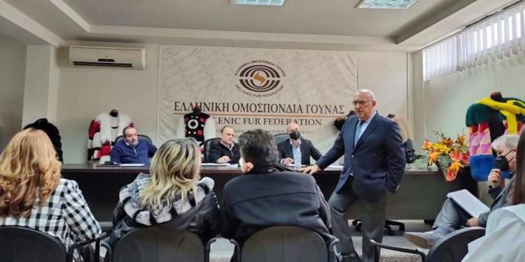 Συμμετοχή του Υφ. Μεταφορών Μιχάλη Παπαδόπουλου στην συνάντηση της Ελληνικής Ομοσπονδίας Γούνας στην Καστοριά