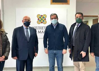 Tο Πανεπιστήμιο Δυτ. Μακεδονίας επισκέφθηκε ο Υφ. Μεταφορών Μιχάλης Παπαδόπουλος