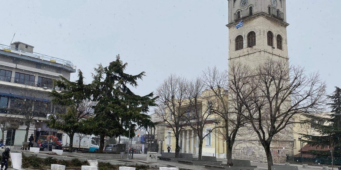 Ασθενής χιονόπτωση στην Κοζάνη