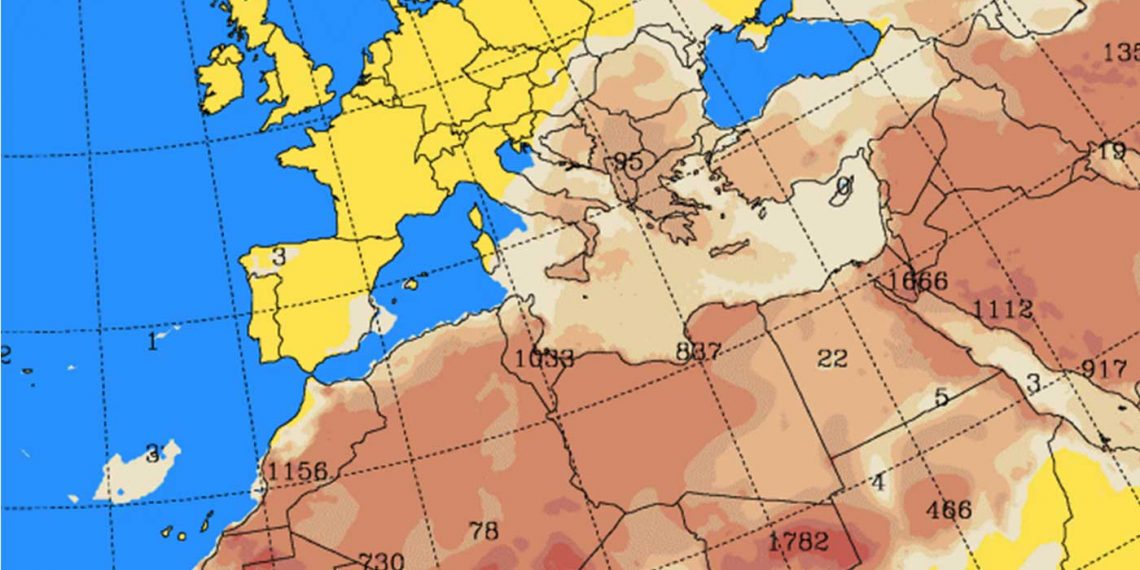 Πρόβλεψη από την ΕΜΥ για μεταφορά σκόνη Αφρικής το Σάββατο 2/4- Μέτρα προστασίας
