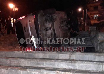 “Τρελή” πορεία ΙΧ αυτοκινήτου στην Καστοριά