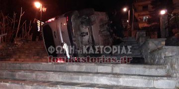 “Τρελή” πορεία ΙΧ αυτοκινήτου στην Καστοριά