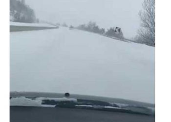 Κοζάνη προς Πτολεμαϊδα:  Πολύ δύσκολος ο  δρόμος (βίντεο)