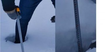 Στα 29-31 εκατοστά έφτασε το ύψος του χιονιού στην Πτολεμαΐδα χθες Τρίτη 1 Μαρτίου (φωτό)