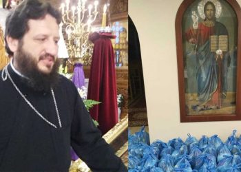 100 δέματα με είδη πρώτης ανάγκης πρόσφερε ο Ιερός Ναός Αγίου Στεφάνου σε ενορίτες του ενόψει του ΠΑΣΧΑ
