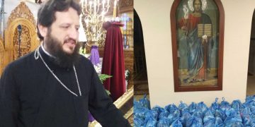 100 δέματα με είδη πρώτης ανάγκης πρόσφερε ο Ιερός Ναός Αγίου Στεφάνου σε ενορίτες του ενόψει του ΠΑΣΧΑ