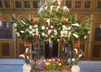 Ο επιτάφιος στον Άγιο Νικόλαο Ολυμπιάδας (φώτο)