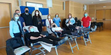 Με μεγάλη επιτυχία πραγματοποιήθηκε η 6η εθελοντική αιμοδοσία που διοργάνωσε η Τ. Δ. Κοζάνης της Διεθνούς Ένωσης Αστυνομικών