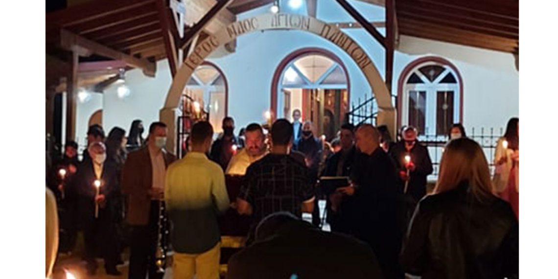 Ανάσταση στον Ιερό Ναό Αγίων Πάντων Δροσερού (φώτο- βίντεο)