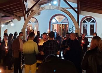 Ανάσταση στον Ιερό Ναό Αγίων Πάντων Δροσερού (φώτο- βίντεο)