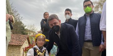 Ο Πρόεδρος του ΠΑΣΟΚ- ΚΙΝΑΛ, Νίκος Ανδρουλάκης στις Λαζαρίνες της Αιανής