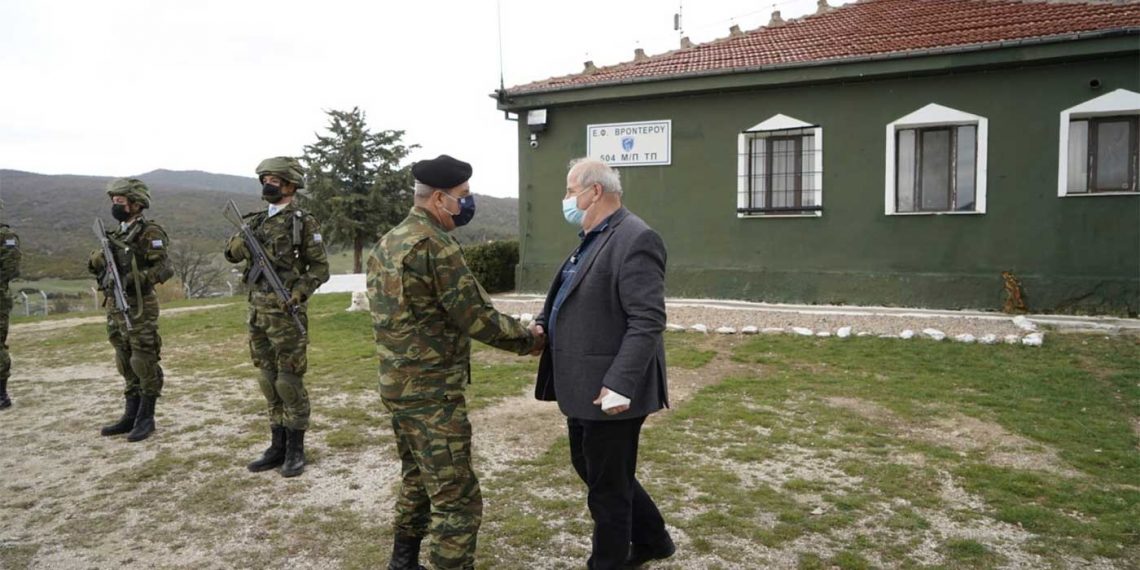 Στο φυλάκιο του Βροντερού Φλώρινας βρέθηκε ο Αρχηγός του Γενικού Επιτελείου Στρατού