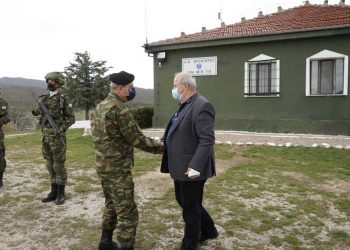 Στο φυλάκιο του Βροντερού Φλώρινας βρέθηκε ο Αρχηγός του Γενικού Επιτελείου Στρατού