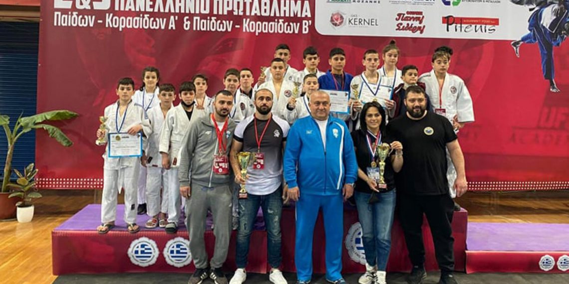 Πρώτος σύλλογος ο Φίλιππος Αμυνταίου στο Πανελλήνιο Τζούντο Παίδων- Κορασίδων. Κατέκτησε 9 συνολικά μετάλλια