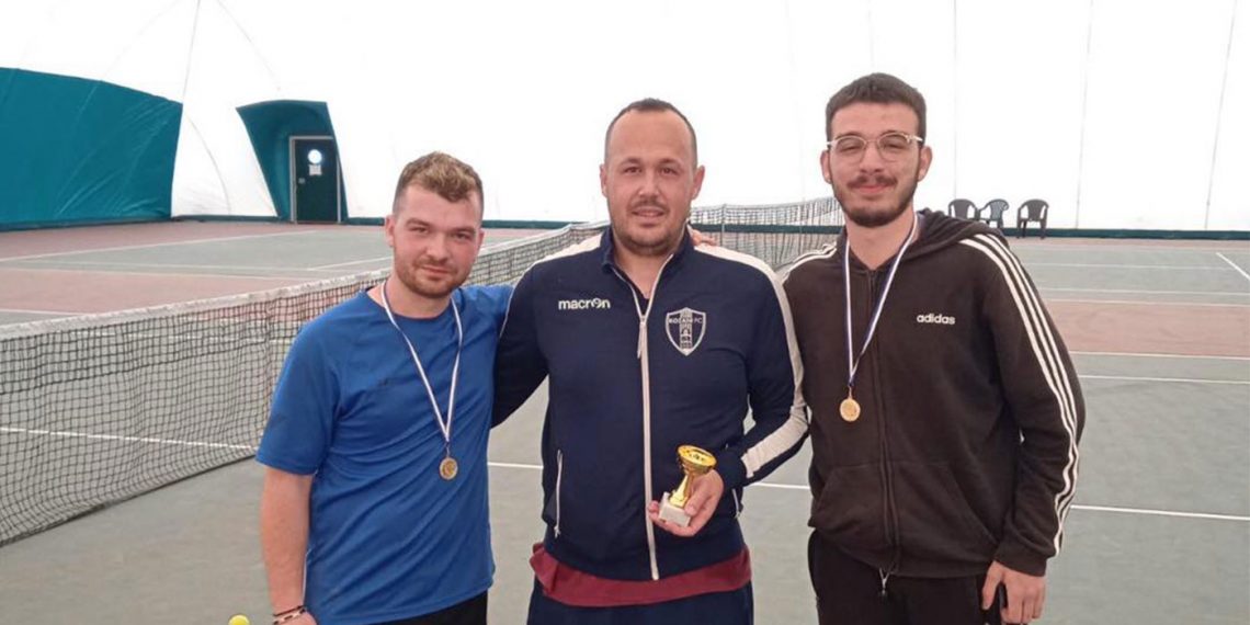 Ο Κώστας Καπετάνος νικητής στο 1ο τουρνουά ενηλίκων τέννις του Ο.Α. Πτολεμαΐδας