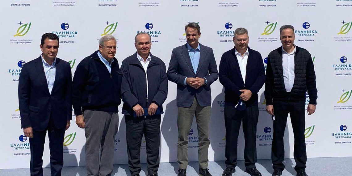 Έφτασε ο πρωθυπουργός Κυριάκος Μητσοτάκης στο φωτοβολταϊκό πάρκο στα Λιβερα (φώτο-βίντεο)