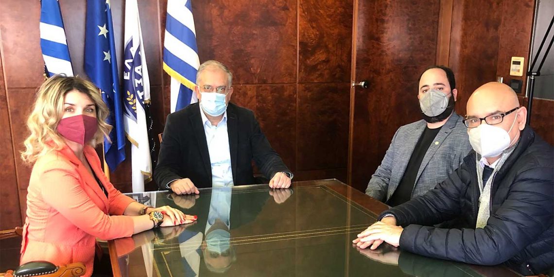 Με τον Υπουργό Τ. Θεοδωρικάκο συναντήθηκαν μέλη της Γραμματείας Ποιότητας Ζωής και Εθελοντισμού της ΝΔ