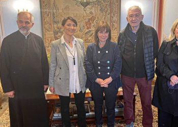 Στην κατοικία του Παπά- Γιάννη Ζέζιου στο Νυμφαίο βρέθηκε η πρόεδρος της Δημοκρατίας Κατερίνα Σακελλαροπούλου (φώτο)