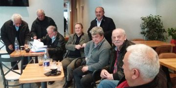 Σύσκεψη των Αντιπροσώπων- μελών του Σωματείου Συνταξιούχων της ΔΕΗ ενόψει του Εκλογοαπολογιστικού Συνεδρίου της Πανελλήνιας Ομοσπονδίας, στις 12-13 Μαΐου στην Αθήνα (ρεπορτάζ της Κούλας Πουλασιχίδου)