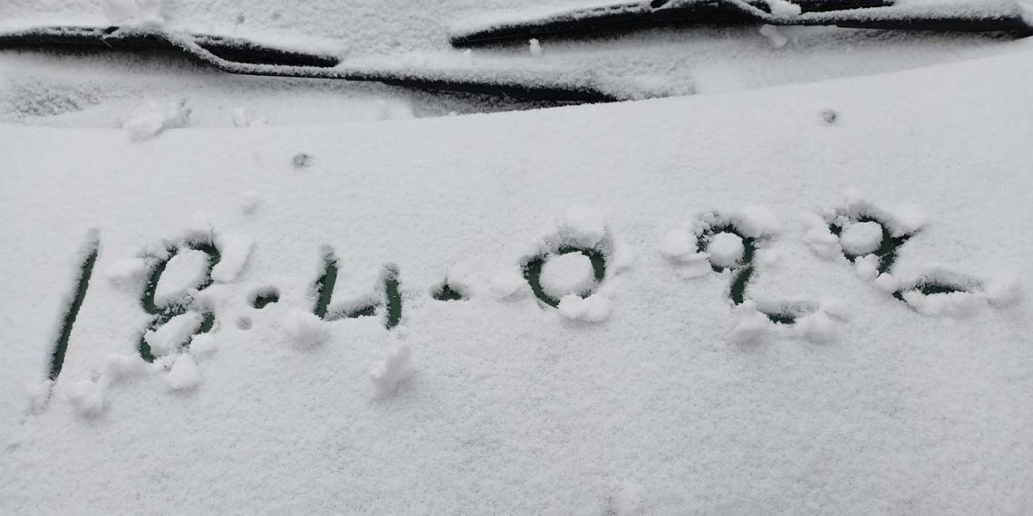 Στα λευκά και σήμερα Μ. Δευτέρα 18 Απριλίου η Βλάστη (φώτο)