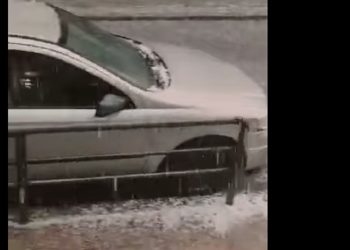 Έντονη χαλαζόπτωση στη Φλώρινα-VIDEO