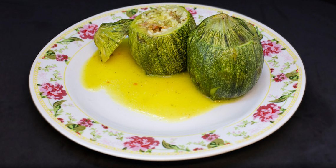 Κολοκυθάκια Γεμιστά με Κρόκο Κοζάνης