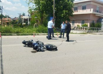 Σοβαρό τροχαίο με μηχανή στον Κρόκο -Σε κρίσιμη κατάσταση 13χρονο παιδί