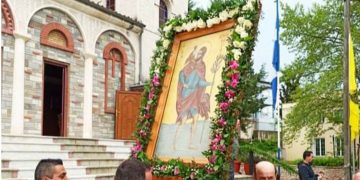 Διήμερο Θρησκευτικών εκδηλώσεων στον εορτάζοντα Ιερό Ναό Αγίου Χριστοφόρου, του “μοναδικού” στην Ιερά Μητρόπολη Φλωρίνης Πρεσπών και Εορδαίας ! (ρεπορτάζ της Κούλας Πουλασιχίδου)