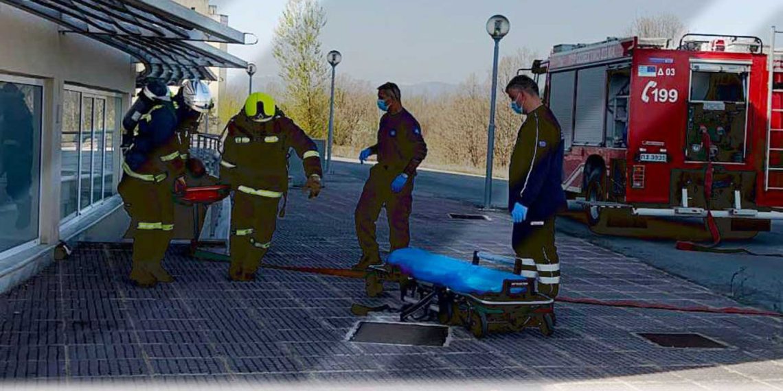 Γρεβενά: Άσκηση ετοιμότητας Πυροσβεστικής -ΕΚΑΒ στις εγκαταστάσεις του Πανεπιστημίου