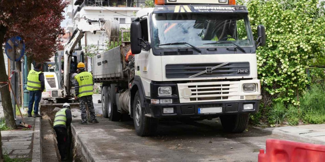 Δήμος Γρεβενών: Στην οδό Φιλελλήνων οι εργασίες κατασκευής του δικτύου διανομής φυσικού αερίου