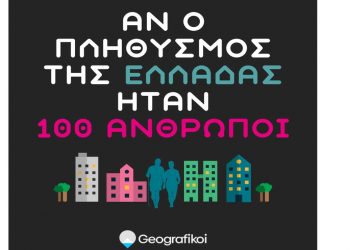 Αν ο πληθυσμός της Ελλάδας ήταν 100 άνθρωποι