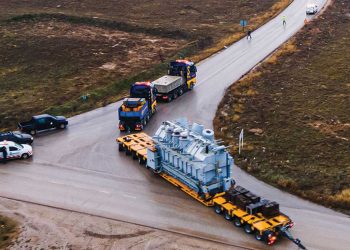 Μεταφορά κύριου Μετασχηματιστή 400 ΚV από τον ΑΗΣ Καρδιάς στον ΑΗΣ Αγίου Δημητρίου (φώτο-βίντεο)