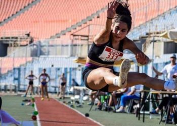 Η Άννα Μόζα του Αίολου Μακεδονίας στο Ευρωπαϊκό Πρωτάθλημα στίβου Κ18 με την Εθνική Ομάδα