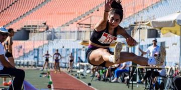 Η Άννα Μόζα του Αίολου Μακεδονίας στο Ευρωπαϊκό Πρωτάθλημα στίβου Κ18 με την Εθνική Ομάδα