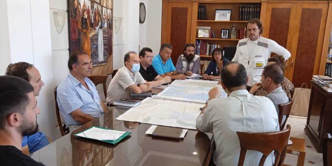 Σύσκεψη στην Π.Ε. Καστοριάς με Εκπροσώπους της Εταιρείας Κατασκευής των Υποδομών Φυσικού Αερίου