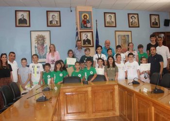 Ο Δήμος Αμυνταίου βράβευσε μαθητές και εκπαιδευτικούς που διακρίθηκαν στο διαγωνισμό ρομποτικής