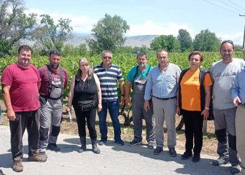 Τις πληγείσες -από την πρόσφατη χαλαζόπτωση- περιοχές του Δήμου Αμυνταίου επισκέφθηκε ο Βουλευτής της ΝΔ Γιάννης Αντωνιάδης