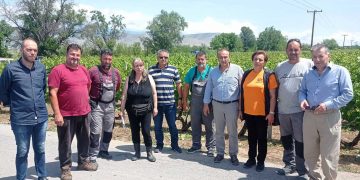 Τις πληγείσες -από την πρόσφατη χαλαζόπτωση- περιοχές του Δήμου Αμυνταίου επισκέφθηκε ο Βουλευτής της ΝΔ Γιάννης Αντωνιάδης