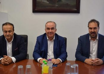 Σημαντικά έργα υποδομής της Φλώρινας έθεσε υπόψη του  Αν. Υπουργού Ν. Παπαθανάση ο Βασίλης Γιαννάκης