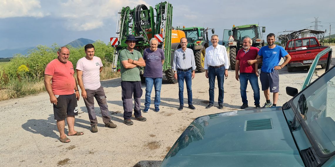 Επίσκεψη κλιμακίου του ΠΑΣΟΚ-Κινήματος Αλλαγής στις πληγείσες από την θεομηνία αγροτικές περιοχές