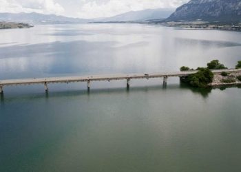 Εναέριες λήψεις του Ποδηλατικού γύρου  λίμνης Πολυφύτου  (φωτογραφίες)