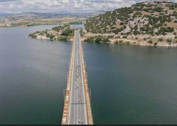 Εναέριες λήψεις του Ποδηλατικού γύρου  λίμνης Πολυφύτου  (φωτογραφίες)