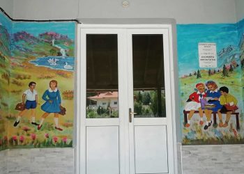 Η πολύ όμορφη αισθητική παρέμβαση του Δ. Τσιομπάνου στο Δημοτικό Σχολείο Πύργων (φωτογραφίες)