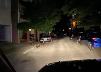 Στο σκοτάδι η Κοζάνη- Πρόβλημα στο δημοτικό φωτισμό(VIDEO- φωτό)