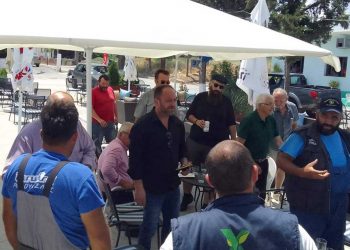 Περιοδεία του Βουλευτή ΚΚΕ Λ. Στολτίδη στο Αμύνταιο για τις ζημιές από το χαλάζι – Δελτίο Τύπου