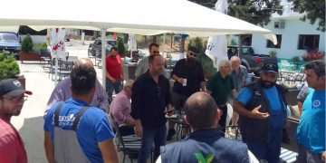 Περιοδεία του Βουλευτή ΚΚΕ Λ. Στολτίδη στο Αμύνταιο για τις ζημιές από το χαλάζι – Δελτίο Τύπου