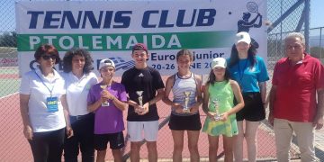 Πτολεμαΐδα: Τα τελικά αποτελέσματα του Διεθνούς Πρωταθλήματος Junior Tennis
