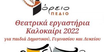 Καλοκαιρινά θεατρικά εργαστήρια από το ΒΟΡΕΙΟ ΠΕΔΙΟ στην Πτολεμαΐδα