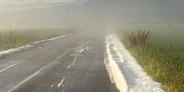 Ολική καταστροφή στον κάμπο του Δρεπάνου από το χαλάζι- «Δεν βλέπαμε ο ένας τον άλλο»