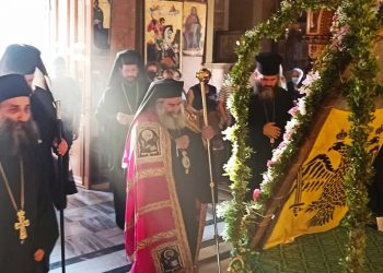 Λάμπρος ο εορτασμός της ΑΓΙΑΣ ΠΑΡΑΣΚΕΥΗΣ σε όλους τους Ιερούς Ναούς και τα Μοναστήρια της χώρας, που είναι αφιερωμένα στη Χάρη της! (φώτο- βίντεο της Κούλας Πουλασιχίδου)